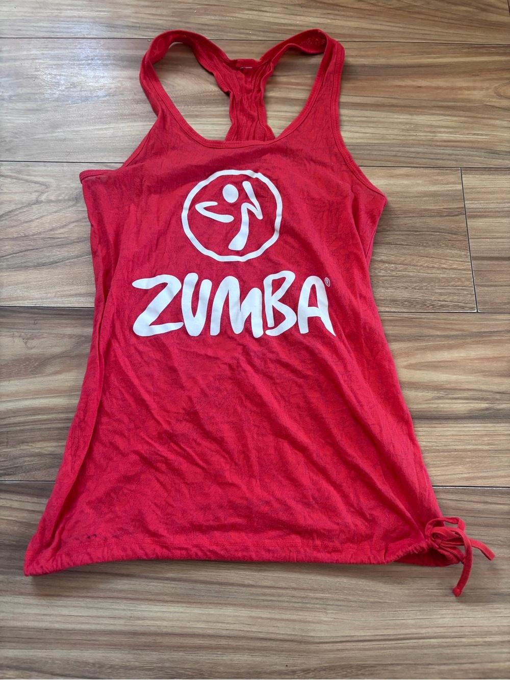 Zumba Fitness Women’s Red Racerback Tank Top size s